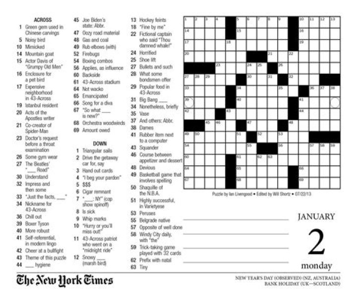 Big name in house speakers crossword clue NYT