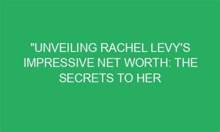 Secrets To Her Financial Success