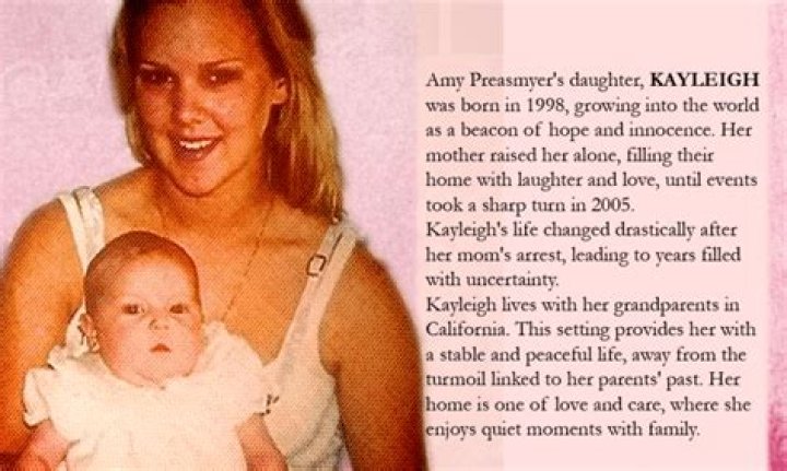 Tracing The Path Of Amy Preasmyer's Daughter